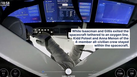 SpaceX Completes 1st-Ever Spacewalk By A Commercial Company As Part Of Polaris Dawn Mission