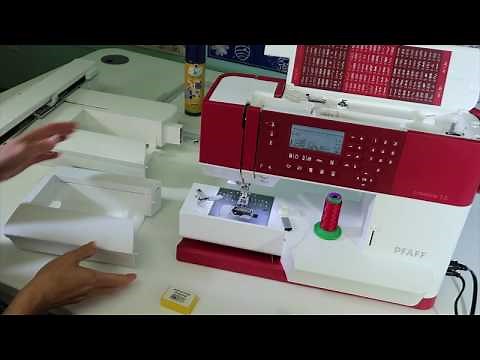 Pfaff creative 1.5 53 Embroidery Unit Set Up