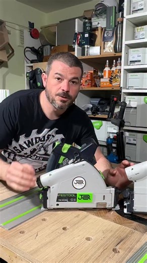 Easy fix for a common fault. We all know the Festool track saws over balance when cutting at angles. These anti tips simply attach to your saw and solve this issue! Avaible for all the Festool track saws and also the Milwaukee M18 Via the link in my profile or on eBay. #joinery #carpentry #woodworking #woodworker #carpenter #festool #3dprinted #joiner #tools #milwaukeetools #plungesaw #tracksaw #festoolts55 | JCR Builds
