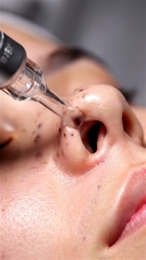 Entire Nose Pores Cleared Evenly | Professional Vacuum ASMR#shortvideo #shorts #viral #reels #foryou