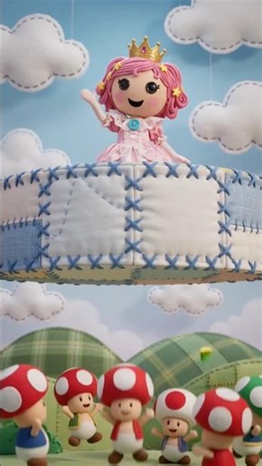 Lalaloopsy queen of super Mario #lalaloopsy #supermario #supermariobros