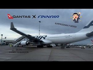 (CC) Surprisingly Great! Finnair QF295 Sydney to Bangkok Review