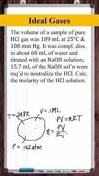 HCl Gas Titration | Ideal Gases