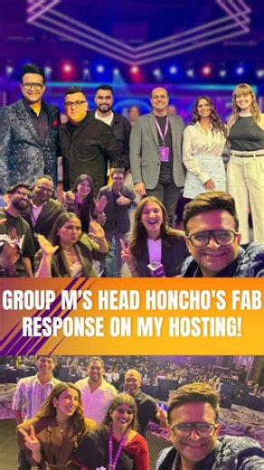 Siddharth R Kannan | BREW by GroupM — where ideas ignite and the future takes shape! An absolute honour hosting GroupM’s biggest event, a melting pot of... | Instagram