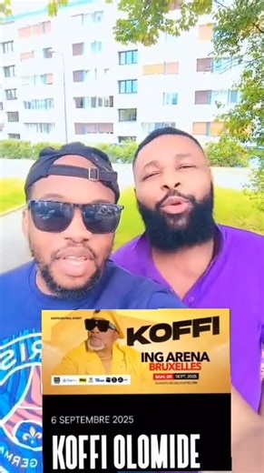 En route pour l’ ING ARENA, pour un show inédit de Koffi OLOMIDE, le 06 septembre 2025, à Bruxelles, 🎫 Les billets sont disponibles 👇 https://concert-koffiolomide-ingarena.ticketlive.be/tracker?tracker_code=PA36CF | Sandra Kazadi lisasi ya suka