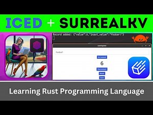 iced GUI + Database | embedded surrealkv | Rust Language