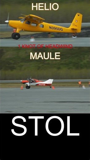 HELIO VS MAULE STOL TAKEOFF #taildragger #takeoff #comparison #aviation #2025 #flying #competition