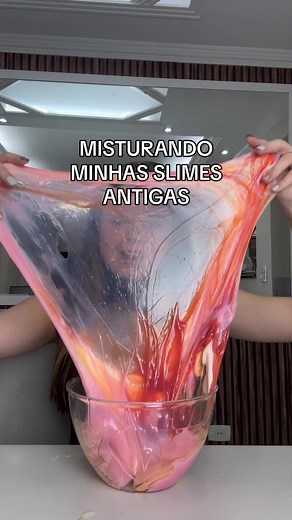 Mixing My Old Slimes: ASMR Slime Mixing