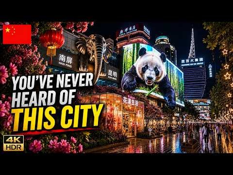 This Is Modern China After Dark 🇨🇳 | Kunming 4K Night Walk