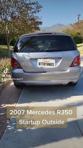 2007 Mercedes R350 4Matic Startup From Outside