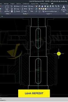 Cách sử dụng lệnh REFEDIT để chỉnh Block nhanh trong AutoCAD