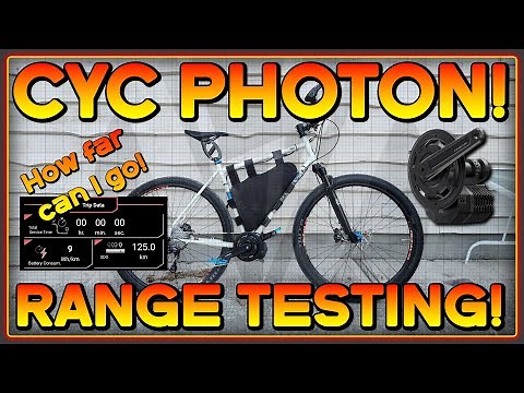 CYC Photon range testing. How far can the CYC Photon go and how much battery power does it consume?