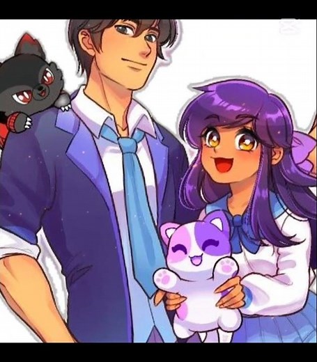 high school aph ×aaron✨💫(‪@Aphmau‬ )