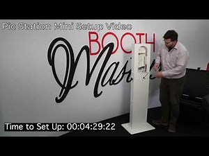 Pic Station Mini Photo Booth Setup Video