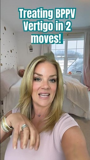 How to Stop Vertigo with Simple Move #vestibular