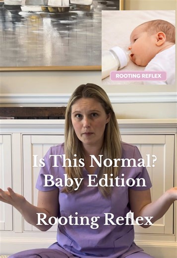 The rooting reflex is a normal newborn reflex, but when it sticks around longer than expected, it can sometimes make independent settling during sleep trickier or show up as asymmetrical movement patterns during play. You might notice more head turning to one side, difficulty finding midline, or a baby who seems to need a bit more support to fully relax and settle. Often, this is just the nervous system taking a little longer to organize, not a problem, just information. Every baby integrates re