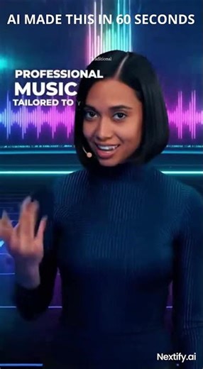 I asked AI to make custom business music in 60 seconds. Try it here — link in bio.