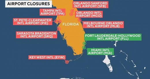 Hurricane Ian impacts travel across Florida