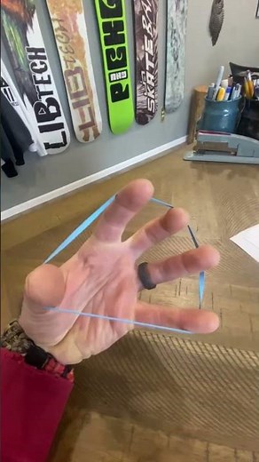 Rubber Band Finger Extensions #fingerstrength