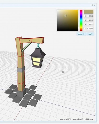 Select and apply colors in Figuro