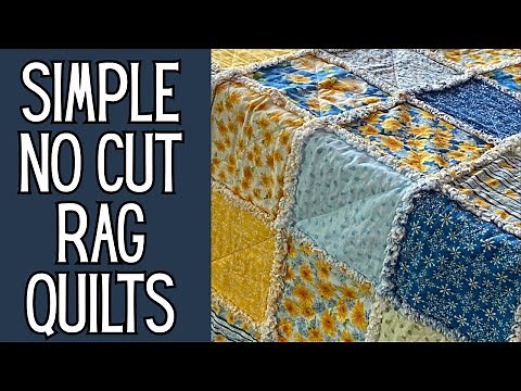 🧵❤️ No-Cut (But Yes, You Still Clip!) Rag Quilt – Step-by-Step Tutorial