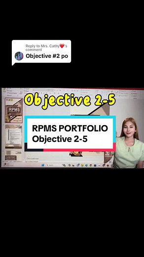 RPMS Portfolio Objectives for 2023-2024