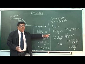 Numericals on Projectile : Motion in a Plane Video Lecture - Class 11