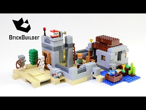LEGO MINECRAFT 21121 The Desert Outpost - Speed Build for Collecrors - Collection 57 sets
