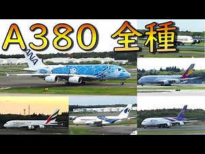 成田空港に飛来するA380を全種類解説！