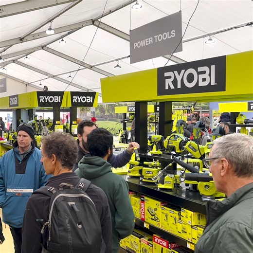 Thanks to everyone who came down to Fieldays 2024 and visited us! Here's a quick wrap-up from us! If you were lucky enough to get some of our limited-edition Jitbitz, we'd love to see them on your Crocs in a comment below. | RYOBI