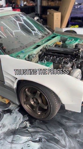 Joey Maxx on Instagram: "I’ve had a vision for this car since the day I got it and were finally in those final steps of getting there."