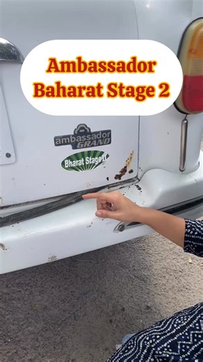 Ambassador Bharat Stage 2 #motorgurl #shrutiahuja #bharatstage6 #car #autoexpo | Shruti Ahuja - motorgurl