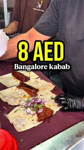 Bangalore Taste: Cheapest Kebab Roll in Dubai