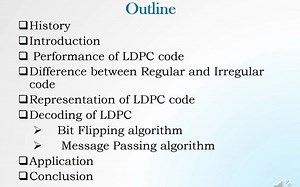 Presentation on LDPC code