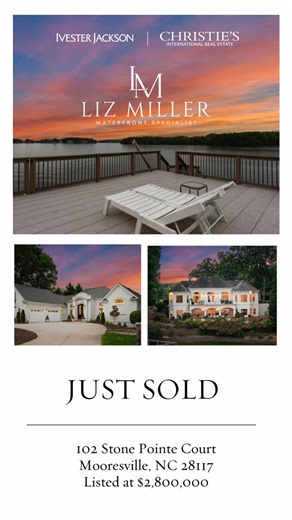 Liz Miller | Lake Norman, NC Realtor on Instagram: "After waiting over 20 years to buy their dream home on Lake Norman, my buyers finally closed on that dream today! 🥂 I’m so grateful to be a part of these moments—they’re the reason I love what I do. Huge thanks to my incredible colleagues @lisamuesingrealestate @julietsellslakenorman for a seamless transaction and to my girls Brooklin & Jennifer at Thebeau & Associates @thebeaulaw for yet another flawless closing. You’re only as good as
