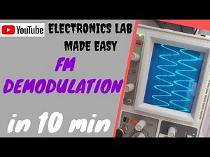 FM DEMODULATION (LM565) ‪@electronicslabmadeeasy6850‬