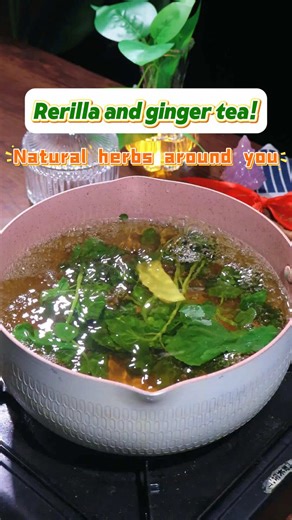 Perilla and Ginger Tea: Natural Herbal Remedies