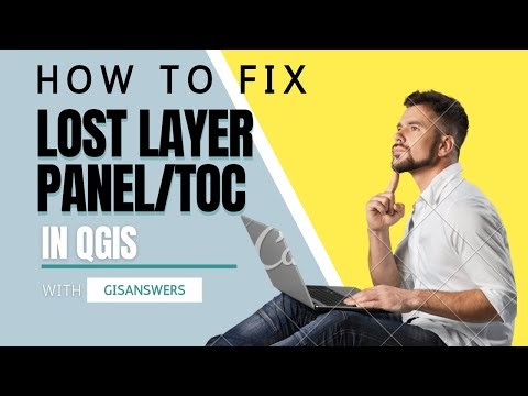 Fix Lost QGIS Layer Panel/T of C?