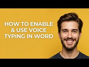 How To Enable & Use Voice Typing In Word - GUIDE!