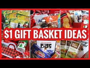 🎄10 $1 DOLLAR TREE GIFT BASKET IDEAS | DOLLAR TREE GIFT IDEAS ON A BUDGET $20 and UNDER 🎄
