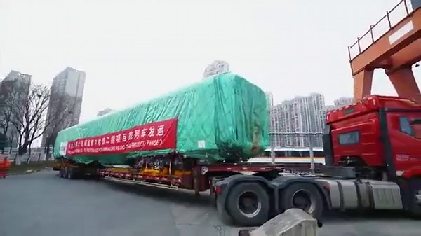First Driverless Metro for India, made by China reaches Chennai port.