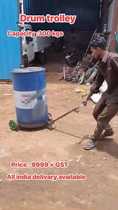Title:“Move Heavy Drums Effortlessly – Smart Drum Trolley in Action 🚛💪”Description (Facebook post):Tired of struggling with heavy oil drums? Our heavy-duty Drum Trolley makes lifting and moving 200L barrels simple, safe, and fast — no more back pain or extra manpower! Designed for industries, warehouses, and workshops where efficiency matters.📞 Call us now: 9900634070🏢 Rishita Engineers – Reliable Material Handling Solutions⸻Hashtags:#DrumTrolley #MaterialHandling #EasyLoading #WarehouseSolu