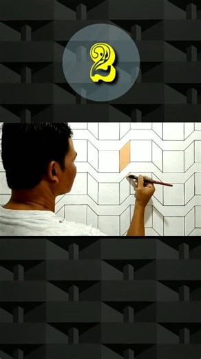 Best wonderful color wall 3D #painting #art #pintura #cattembok #howtodraw | YR PRO Kreatif