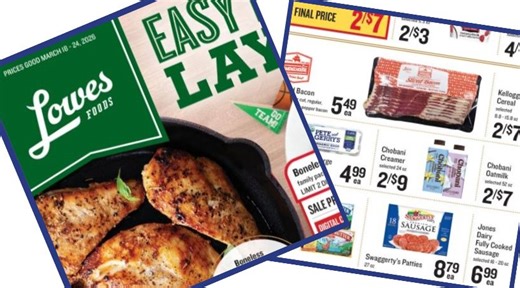 Lowes Foods Weekly Ad: 3/18-3/24