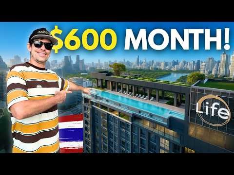 🇹🇭 What $600 dollars gets you in Thailand | Condo Tour