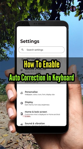 Enable Auto Correct in Keyboard | Fix Typing Mistakes Automatically (2026) | Tech Zone #shorts