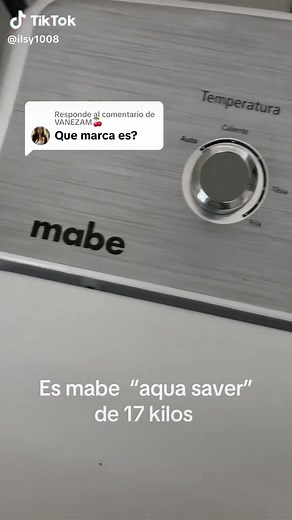 Guía de Limpieza con Mabe Aqua Saver de 17 Kilos