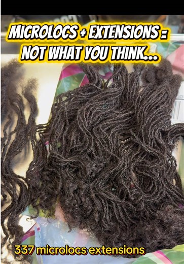 These microlocs were already installed — she just needed length, fullness, and balance without restarting her entire head. This is what proper microloc extensions look like when they’re added correctly instead of layered on top like crochet. This takes time, sectioning, and technique… not shortcuts. If you’re thinking about microloc extensions, this is what it should look like BEFORE it’s styled. #m#microlocextensionsm#microlocinstalll#locjourneyl#locspecialistp#protectivestyles