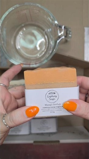 A consignment order 🥭🍋 #soap