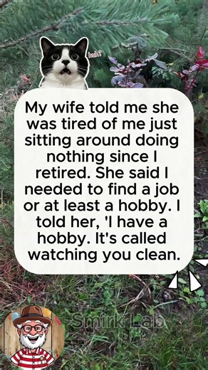 My New Retirement Hobby: Watching You Clean 🛋😂 #relatable #funny #comedy